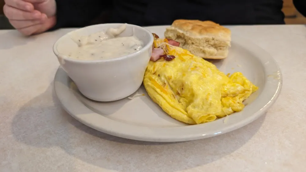 Sausage Gravy Omelet